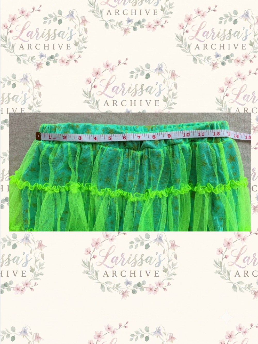 Pink-Latte Dance | 2019 Neon Star Tulle Streetwear Skort | Size JP S | Fits XS - Picture 7 of 16